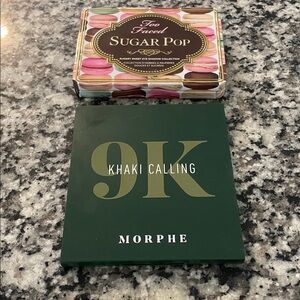 Morphe 9k palette AND Too Faced Sugar Pop